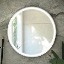 Rak Ceramics - rak Art Chrome 800mm x 800mm Round Illuminated led Mirror - RAKARTRNCP5002