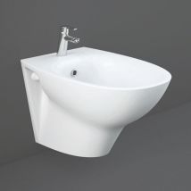 Rak Ceramics - rak Morning Wall Hung Bidet 520mm Projection - Exposed Fitting