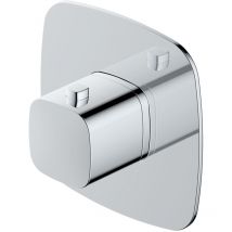 Rak Petit Square Thermostatic Concealed Shower Valve - Chrome