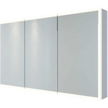 Rak Ceramics - rak Pisces 1200mm x 700mm Illuminated led Mirrored Cabinet with Demister and Shaver Socket - RAKPSC5003