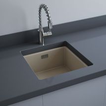 Rak Ceramics - rak Silvia Drop in Kitchen Sink 450mm l x 475mm w - Matt Cappuccino