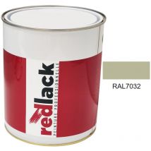 Redlack - Ral 7032 Seidenmatt Mehrschicht-flintgrau Lack 3l