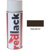 Sprühfarbe 400 ml – Ral 8014 - Matt - Sepiabraun - Für Verschiedene Oberflächen - Redlack