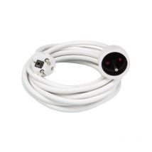 Rallonge - 5 m - blanc - 3G1.5 EC05 RI9506