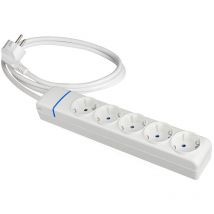 Extender With 5 2p+E Sockets, 16a 250v 1.5 M Cable H05vv-F 3g1.5mm². 8015p Solera