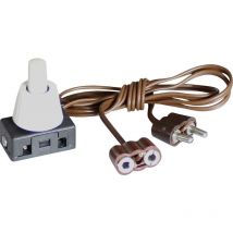 Rallonge avec bouton poussoir A11180