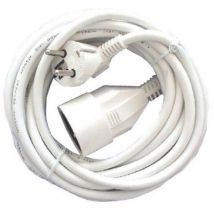 Prolongateur HO5VVF 3 x 1,5 mm²- 10 m - Blanc - Chacon