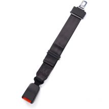Coocheer - Rallonge de ceinture de sécurité réglable, la portée peut être étendue jusqu'à 80 cm, largeur de tôle de 7/8 pouces (Type a, noir, 1 pièce)