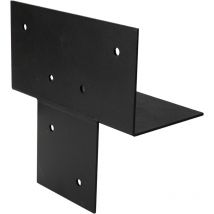 Rallonge de Pergola Recouvert Noir pour poteaux 12 x 12 cm - Par Pièce