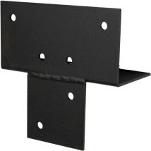 Rallonge de Pergola Recouvert Noir pour poteaux 9 x 9 cm - Par Pièce
