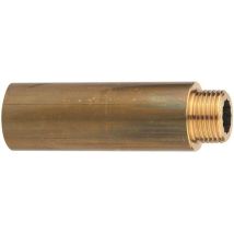 Rallonge droite laiton 100 mm – Filetage femelle 3/4' – Raccord MF – Tube laiton