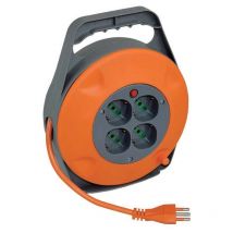 Ferrari Srl - Rallonge électrique à rouleau avec disjoncteur thermique rallonge fermée 10 m