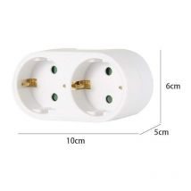 Rallonge électrique - Prolongateur électrique - Rallonge prise - Rallonge prise électrique - Doublette Electrique - Duplite 2P+T 10/16A blc Se Vrac