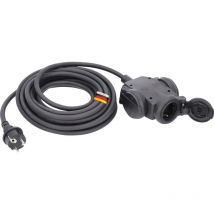 As-schwabe - 3-fach Verlängerungsleitung 5m 230V 16A H07RN-F 3G2,5 IP44