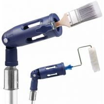 Rallonge Pinceaux Multi-Angle, Extension Brosse Rouleau avec Angles Réglables, Outil de Bordure pour Murs/Plafonds