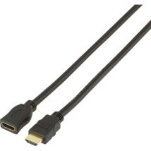 Rallonge Speaka Professional SP-7870532 2.00 m noir
