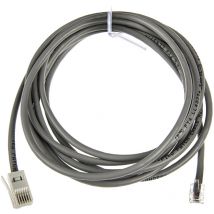 Rs Pro - Rallonge téléphonique, RJ11 mâle / bt mâle, blindage Paire torsadée non-blindé (utp), Transparent, 3m ( Prix pour 1 )