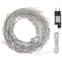 Guirnalda luces Tecnid color plata Giocoplast luz blanca F61381-A0