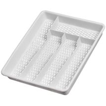 Aluminium Et Plastiques - Ramasse Couverts 5 Cases Gris Moucheté