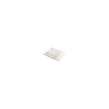 Ramasse-couverts en pvc blanc - Largeur maxi : 390 mm - Largeur mini : 350 mm - Pour caisson de largeur : 450 mm - VOLPATO