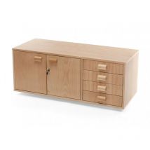 Ramia - Armoire pour Atelier - Etabli livré monté et assemblé : 1195x480x460 mm - Storage cupboard pro ii