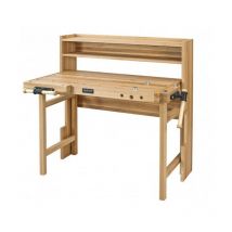 Etabli de bois Junior (hêtre stratifié haute qualité) 1000x630x620-770 mm - folding - Ramia