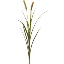 Magiedinatale - Ramo Di 'festuca' Con Due Spighe, Verde E Rosso, Decorazione Natalizia Da 98 Cm