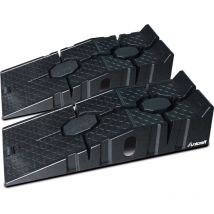 Unicraft - Rampa di accesso Striker kr 2500 (per auto, plastica, impilabile per risparmiare spazio, ampia larghezza di accesso) 6202005