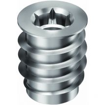 Einschraubmuffe typ SKD30 m 5x 12 verzink-blau mit Bund und Innensechsk. - Rampa