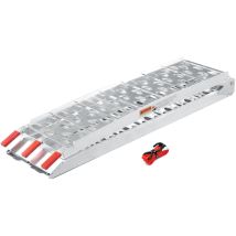 Wiltec - Rampe de chargement Pliable Moto vtt Quad Aluminium Rampe d'accès 223cm 340kg