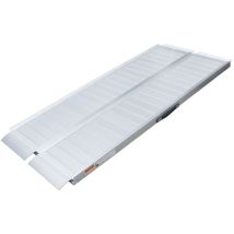 Rampe d'accès pliable aluminium, largeur 710 mm, hauteur 50 mm, longueur 1830 mm - VISO