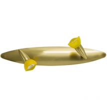 Rampe de plafond 2 lumières Réglette en laiton brossé 2 Spots orientables 2 x 50 w gu 5.3