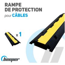 Rampe de protection pour câbles (1 mètre) Quantité - Lot de 4