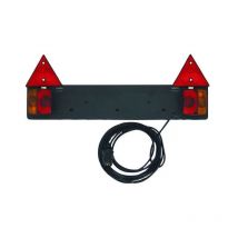 Rampe d'éclairage arrière 750 mm pour remorque bagagère