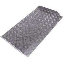 Meiser - Rampe pmr amovible riviera 400x770 mm aluminium damier
