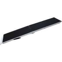 Wiltec - Rampe pour les chiens pliable 96x38cm aluminium rampe rail collision 185cm 110kg