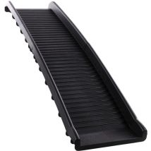 Rampe Zenna pliable en plastique 156x40x15cm max 90 kg pour chien - Flamingo