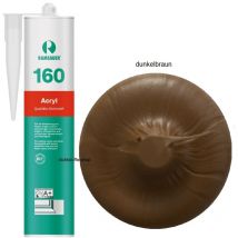 Ramsauer 160 Acryl Fugen Dichtstoff Dichtmasse 310ml Kartusche dunkelbraun