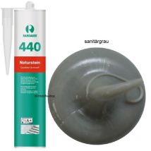 Ramsauer 440 Naturstein Silikon Fugen Dichtstoff 310ml Kartusche sanitärgrau