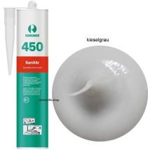 Ramsauer 450 Sanitär Silikon Fugen Dichtstoff 310ml Kartusche kieselgrau