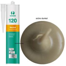 Ramsauer - Ramsauer 120 Neutral Fenster Silikon Fugen Dichtstoff 310ml Kartusche Eiche Dunkel