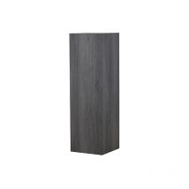 RamsvikH table d'angle piédestal noir.