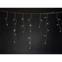 Rana led - 4 x 0.6 m - 144 LEDs - Warmweiß - transparentes Kabel - Modulator - 24 v