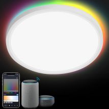 24W rgb Plafoniera Plafoniere Retroilluminazione led Plafoniera IP44 dimmerabile bluetooth wifi - Randaco