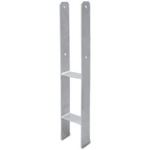Einfeben 8x Ancrage de poteau Ancrage de poteau encastré Clôture d'écurie longue durée support de carport 81MM