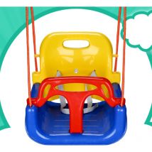 Hengda Balançoire enfant Balançoire intérieure et extérieure 3 en 1 Balançoire bébé Banc à bascule