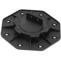 Randaco Base di appoggio per terrazzo regolabile con piedistallo di livellamento cuscinetto base base per legno wpc 18-30 mm 30 pezzi
