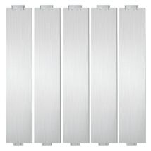 Bordure de pelouse Bordure de jardin Galvanisé Durable Défense anti-limaces Métal Bordure de tonte 100x18cm 45m - Randaco