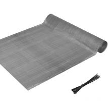 Swanew Brise Vue renforcé Brise vue vert Brise vue Pour Balcon Panneau de clôture panneau de maille 1.5x20m protecteur d'écran Gris