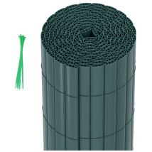 Canisse en PVCBrise-vue en pvc Clôture d'intimité Protection de Visibilité Résistant uv et aux intempériesVert 140x300cm - Hengda